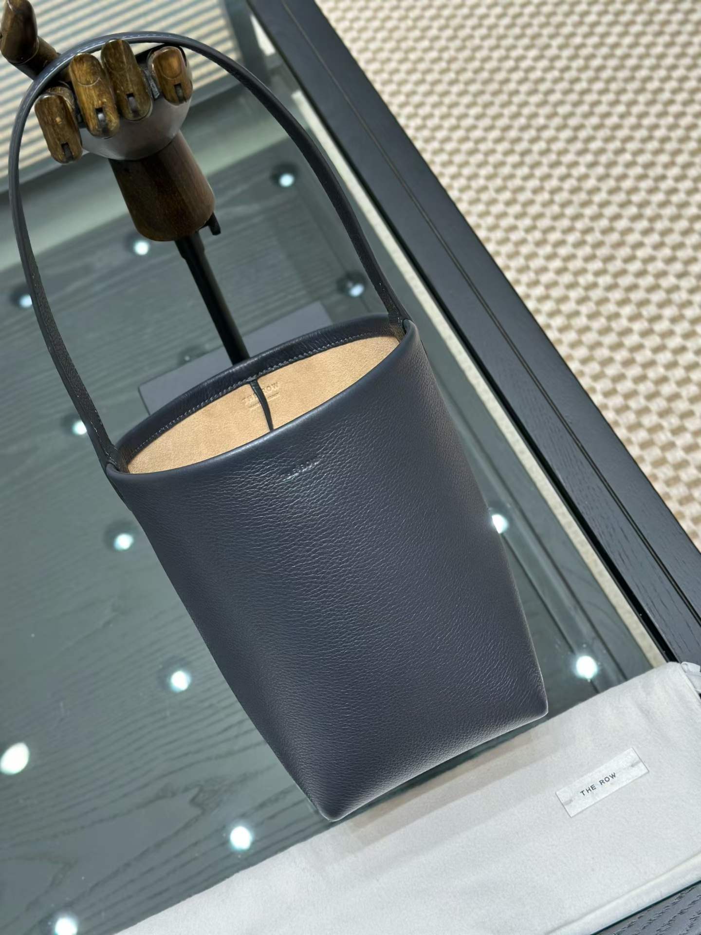 The Row N/S Park Leather tote bag view 1