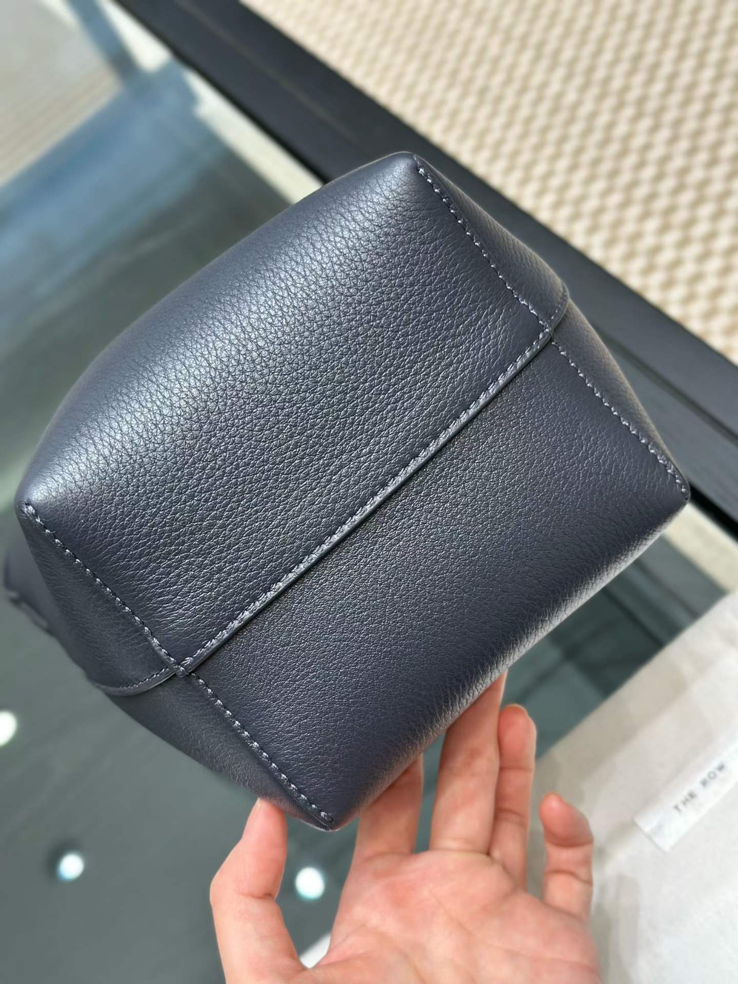 The Row N/S Park Leather tote bag view 4