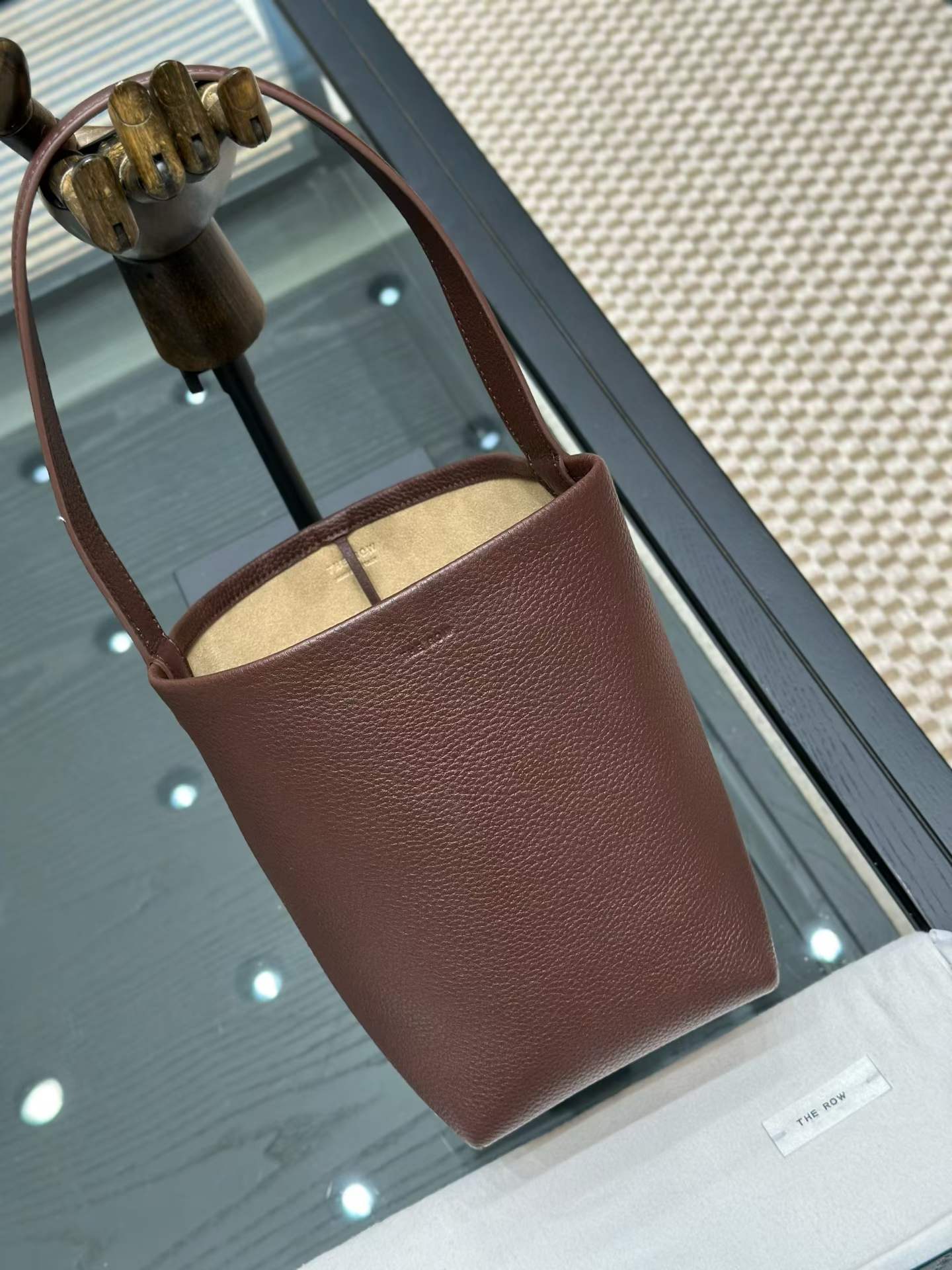 The Row N/S Park Leather tote bag view 1