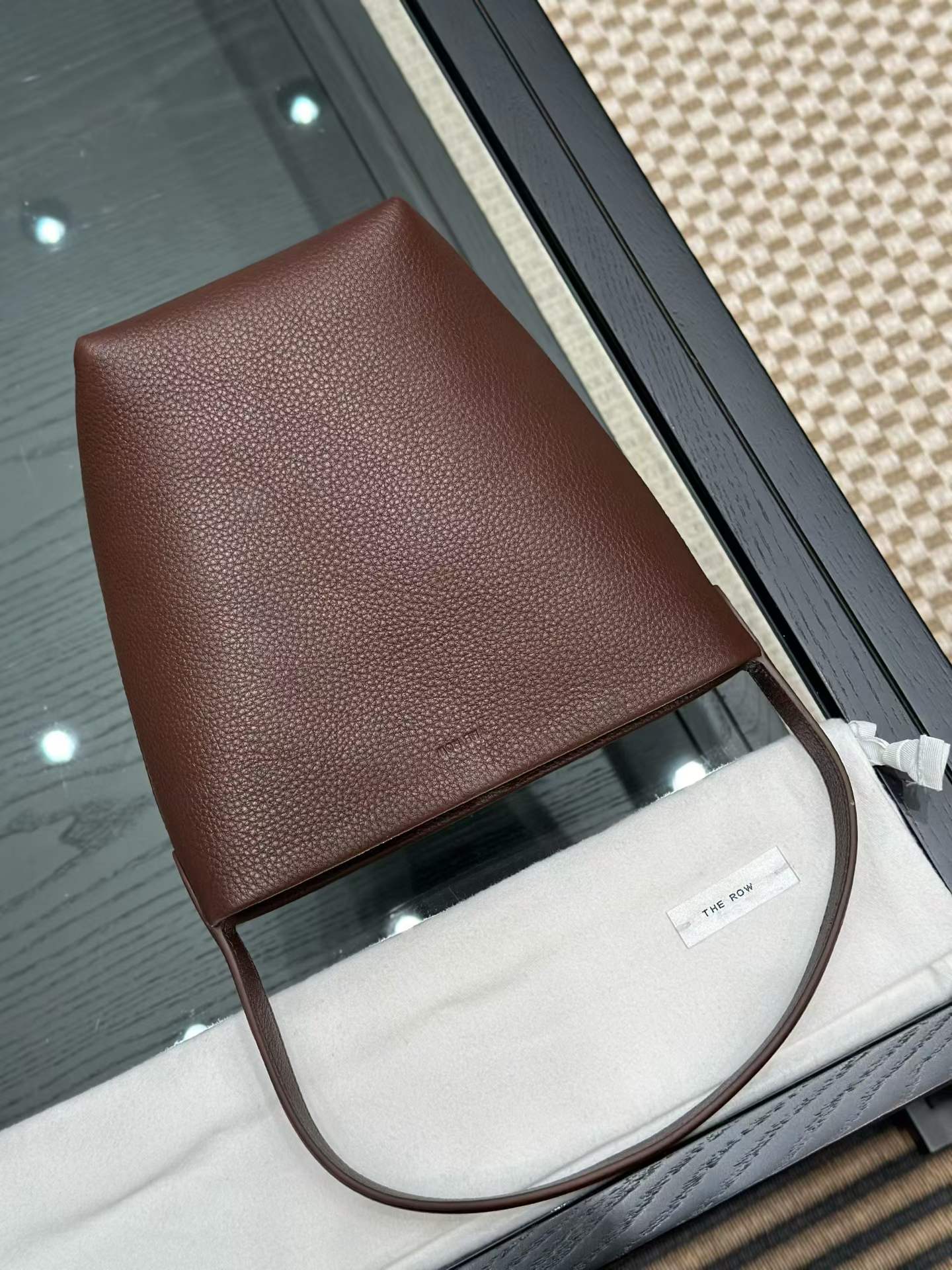 The Row N/S Park Leather tote bag view 2