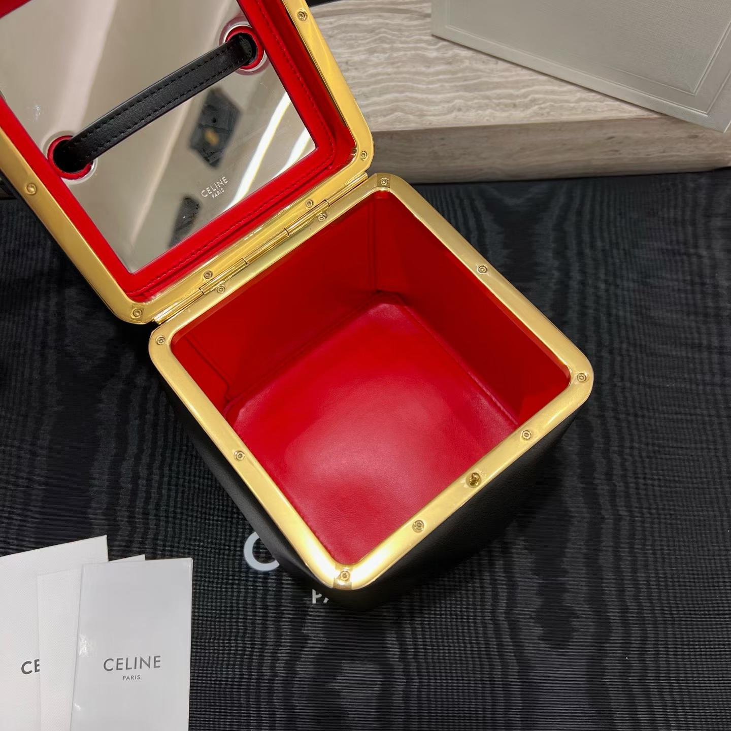 Celine Cube In Supple Calfskin view 3