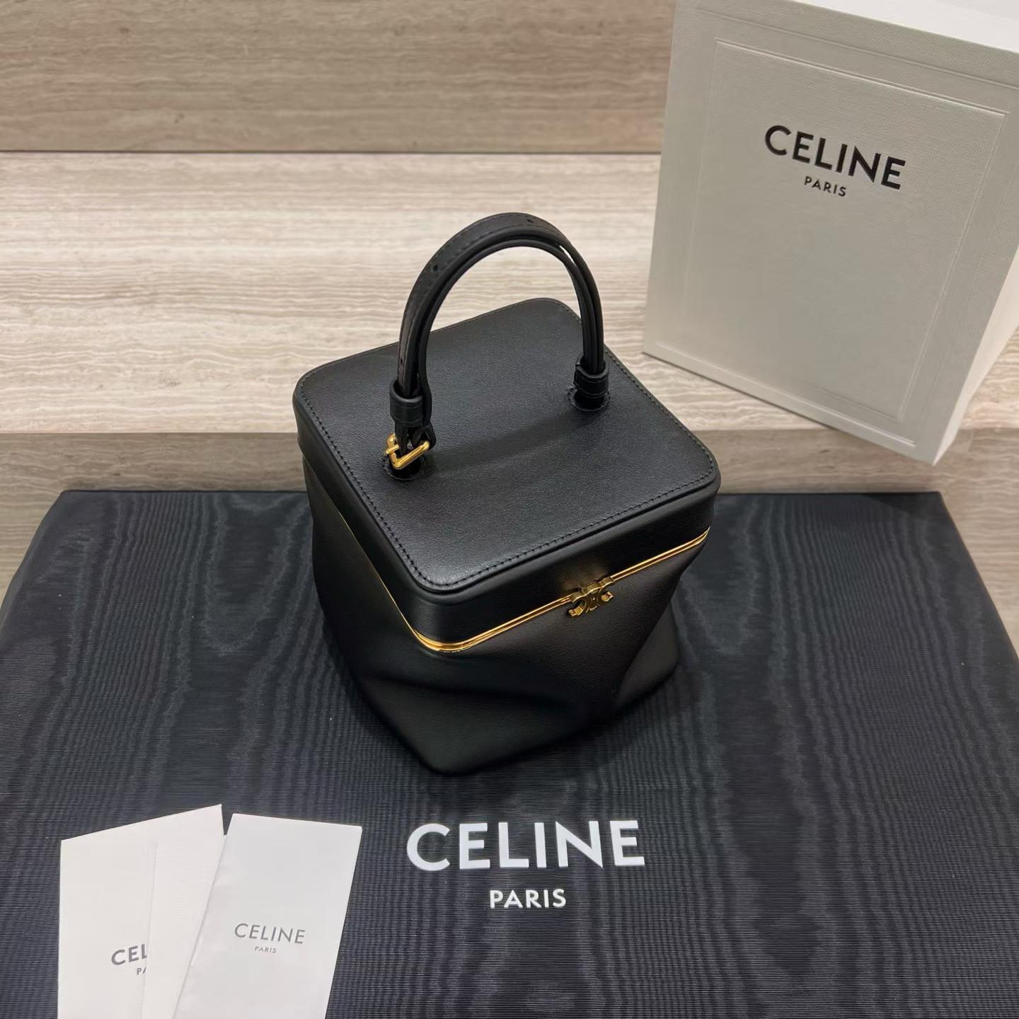 Celine Cube In Supple Calfskin view 7