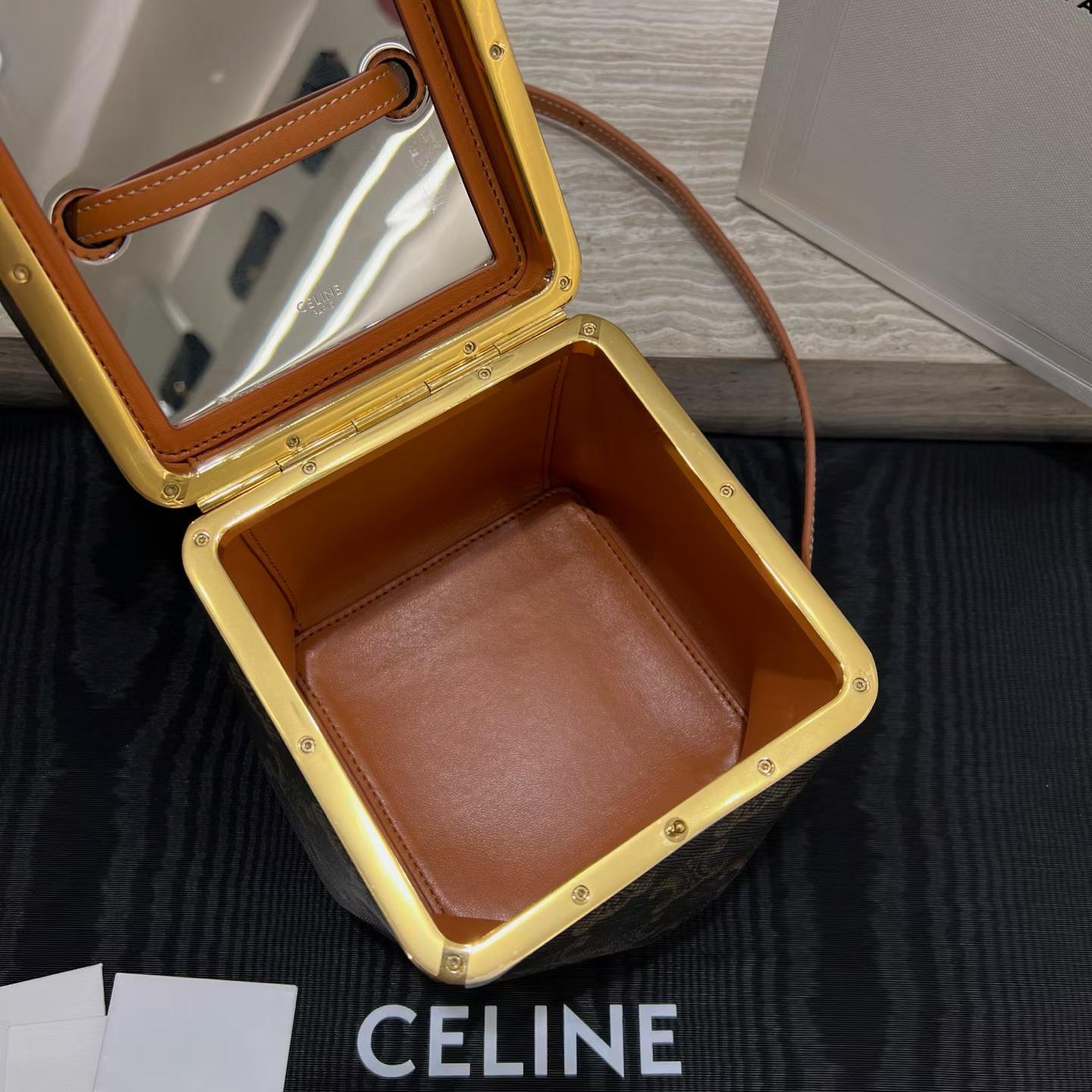 Celine Cube In Supple Calfskin view 5