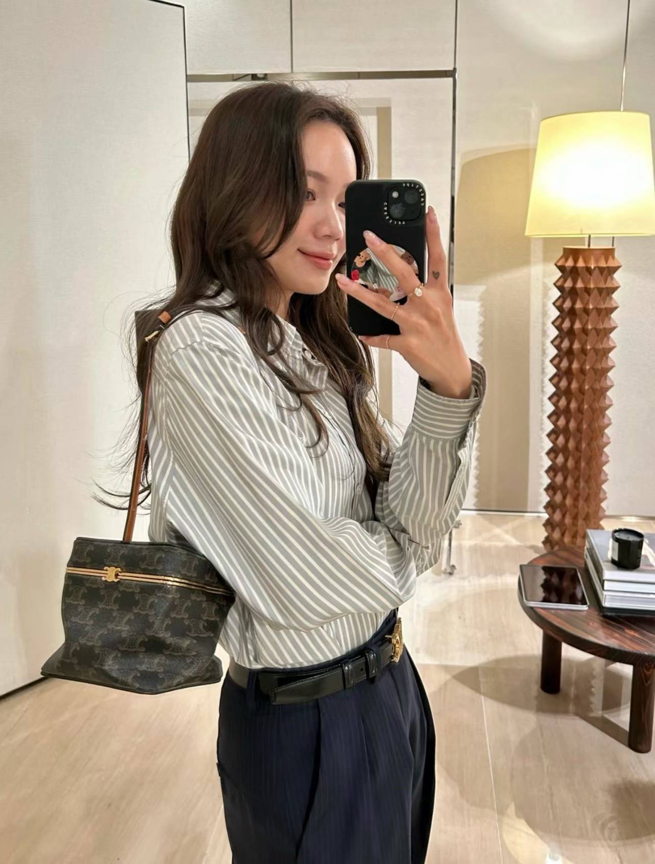 Celine Cube In Supple Calfskin view 9