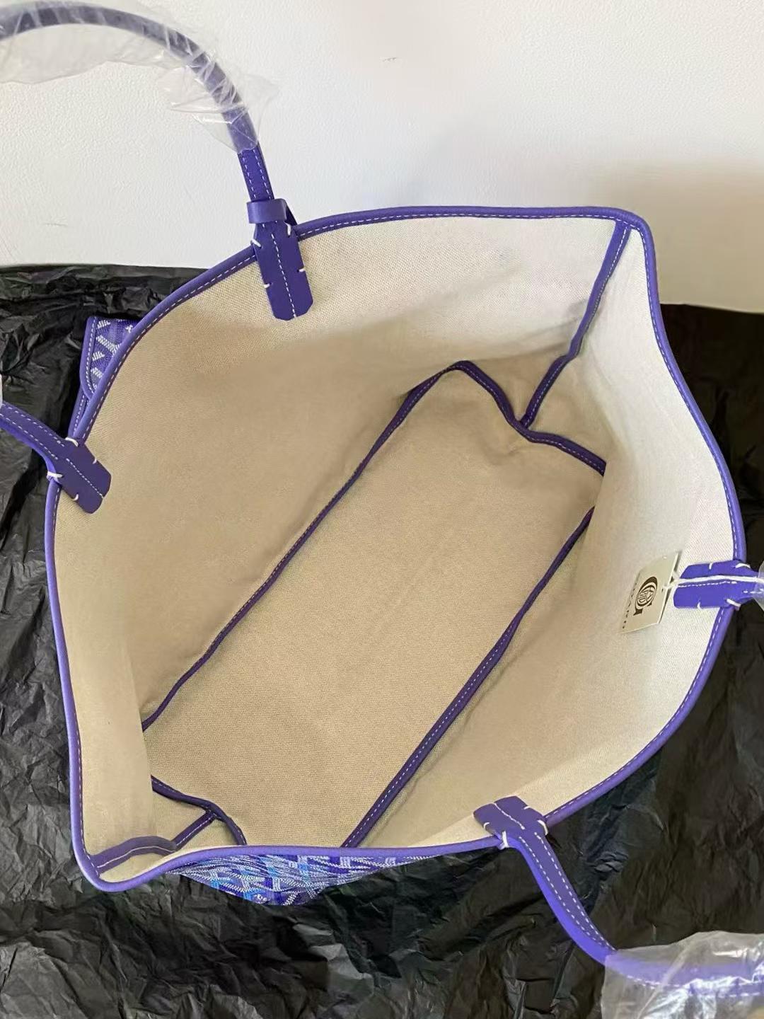 Goyard Medium Flat Shopper In Triomphe Canvas view 17