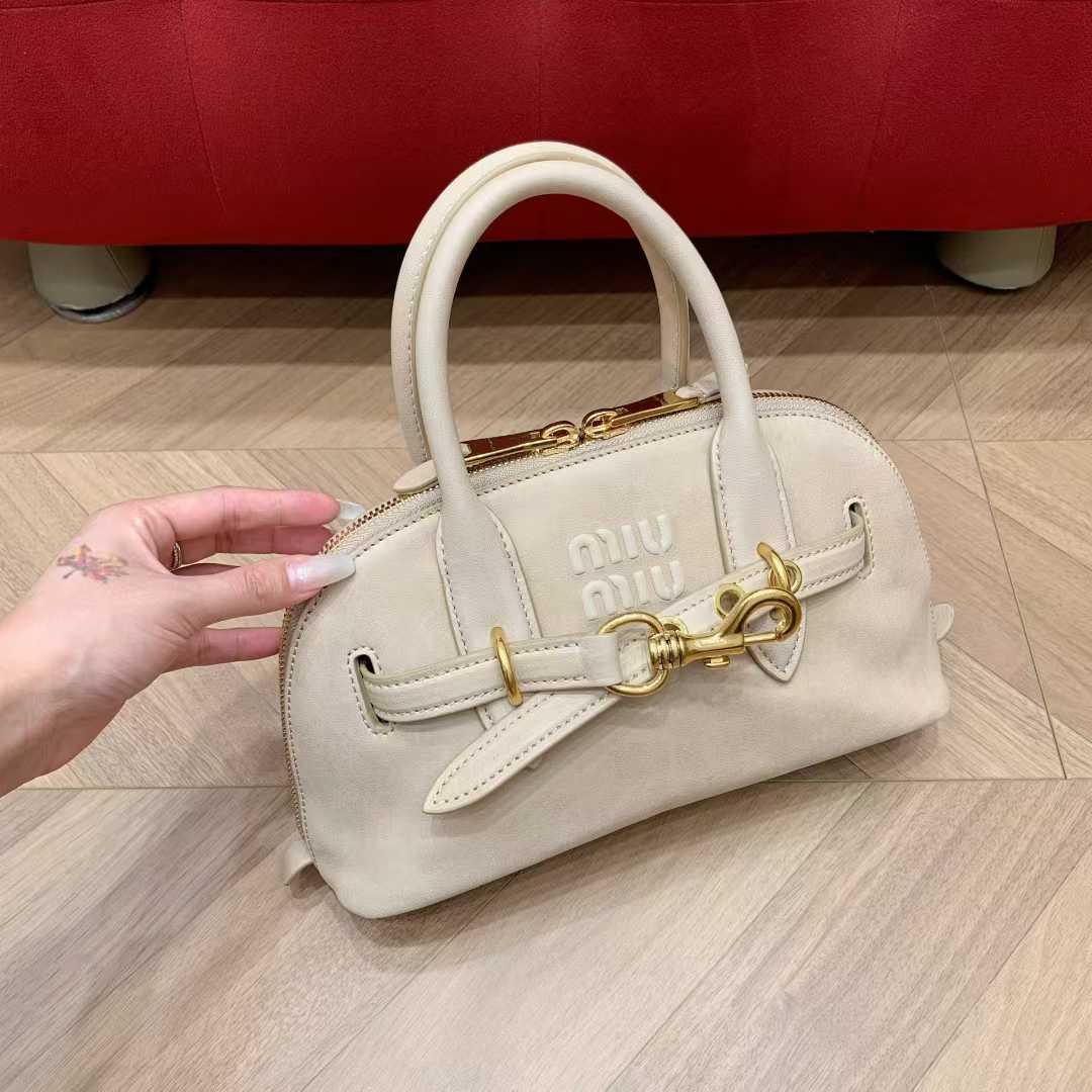 Miu Miu Aventure nappa leather bag view 1