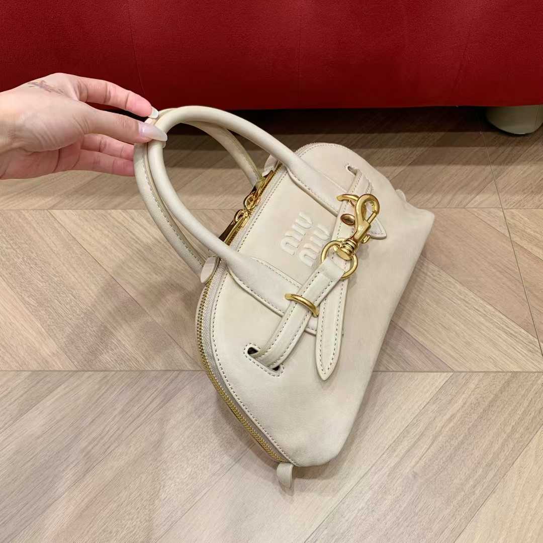 Miu Miu Aventure nappa leather bag view 3