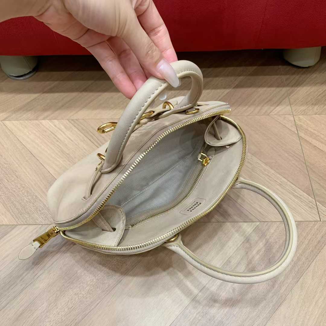 Miu Miu Aventure nappa leather bag view 7