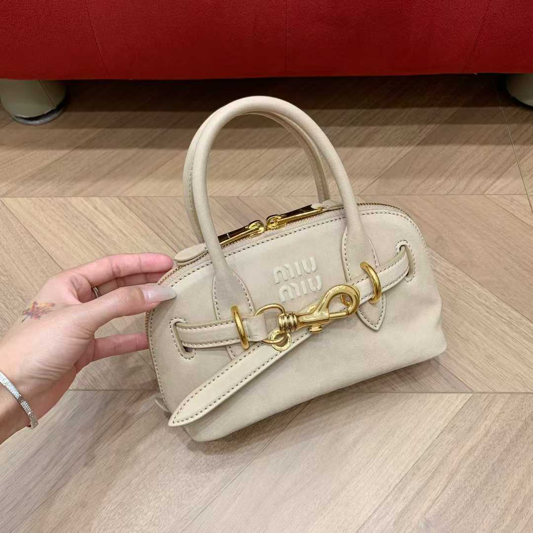Miu Miu Aventure nappa leather bag view 9
