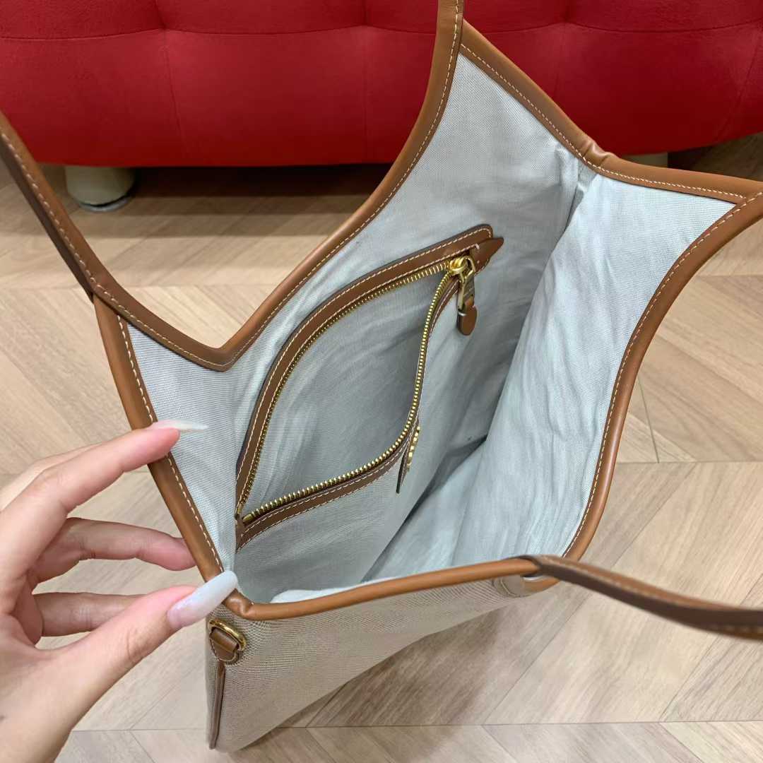 Miu Miu IVY canvas and leather bag view 8