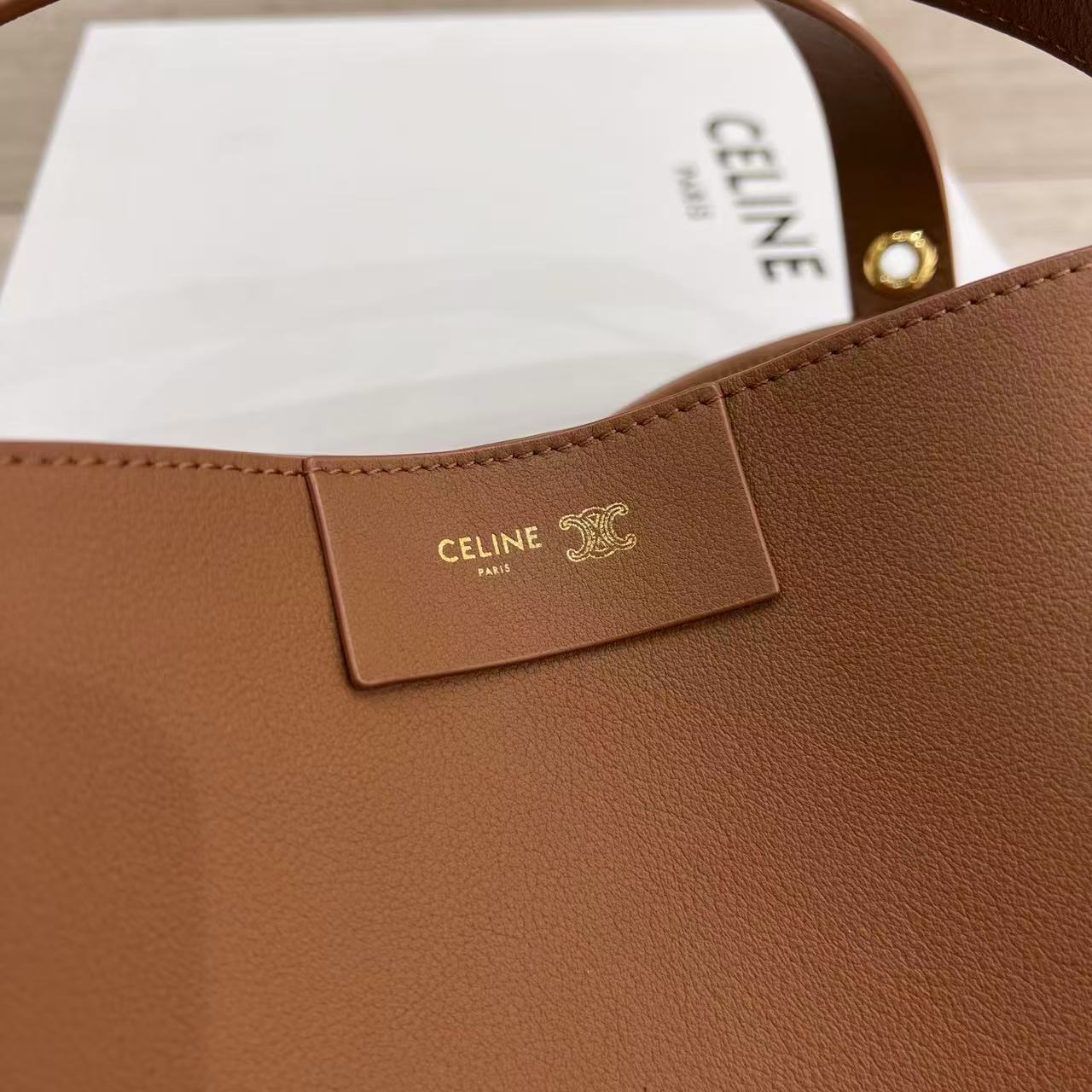 Celine Medium Cube Bag In Supple Calfskin view 14