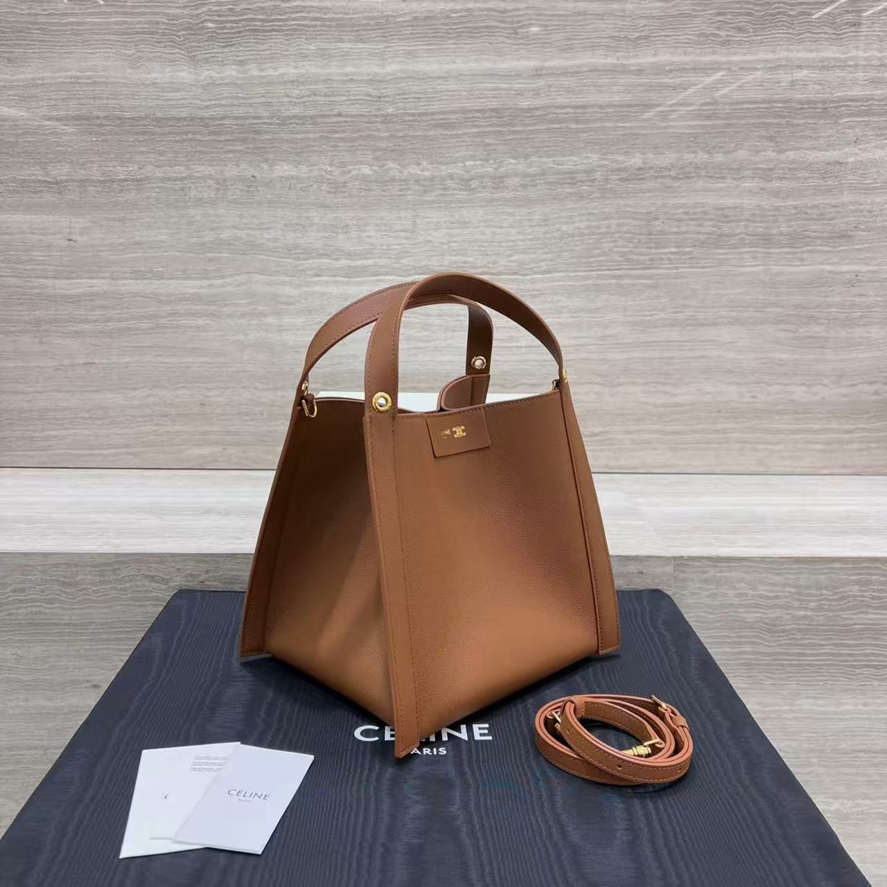 Celine Medium Cube Bag In Supple Calfskin view 8