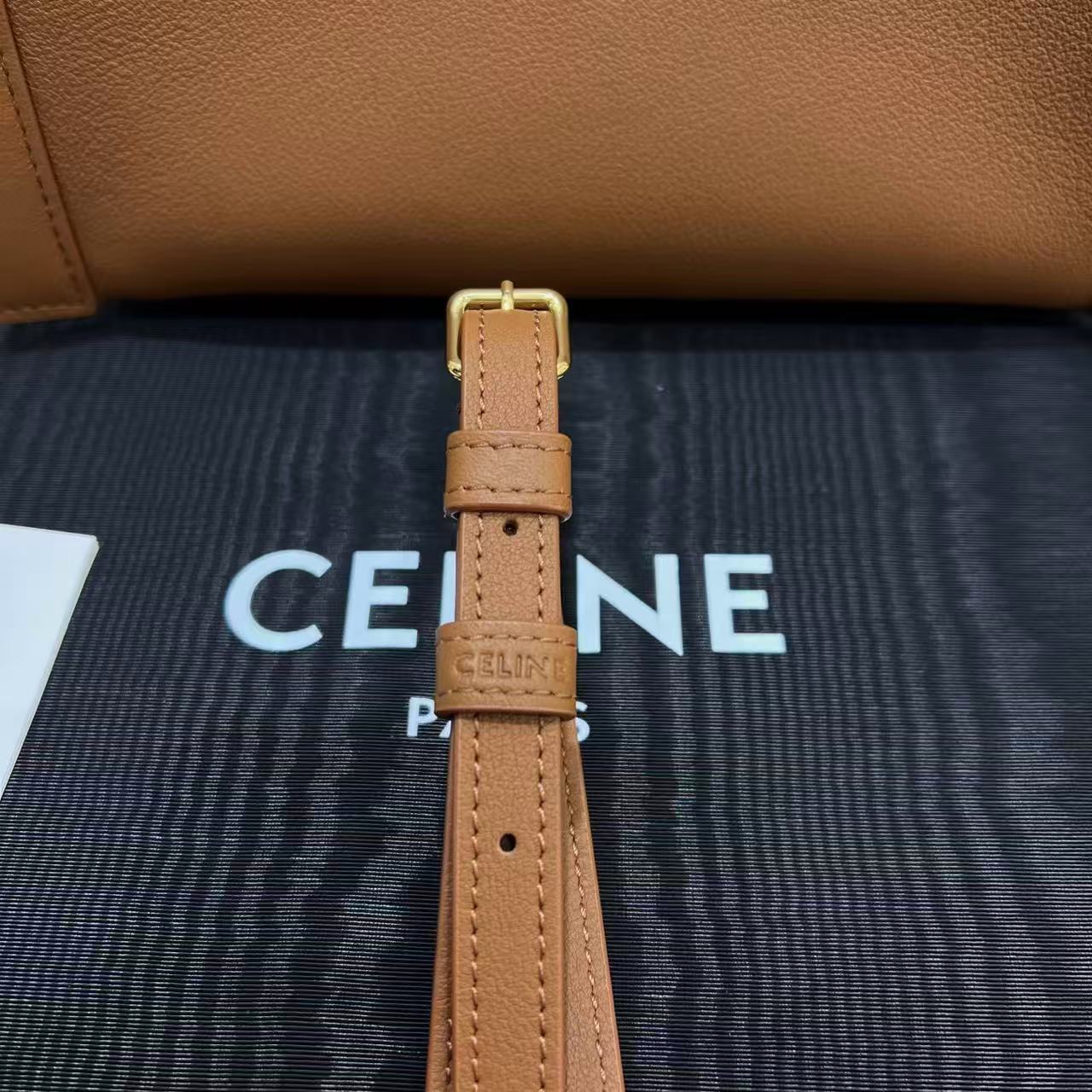 Celine Medium Cube Bag In Supple Calfskin view 9
