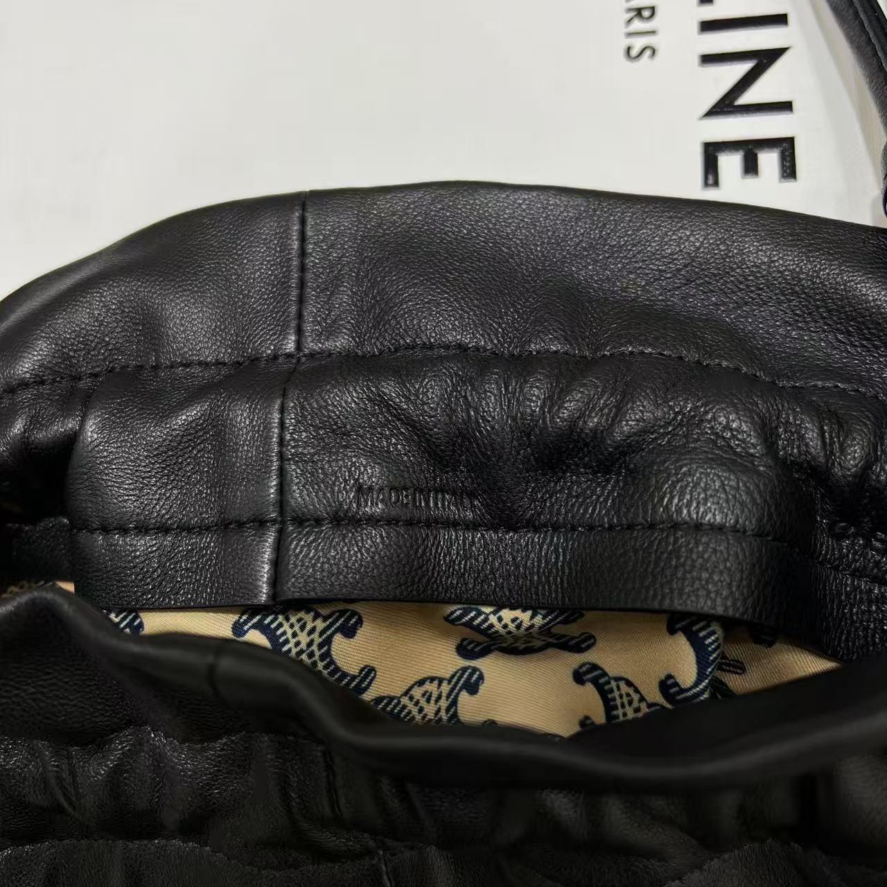 Celine Small Crystal Pouch In Lambskin view 10