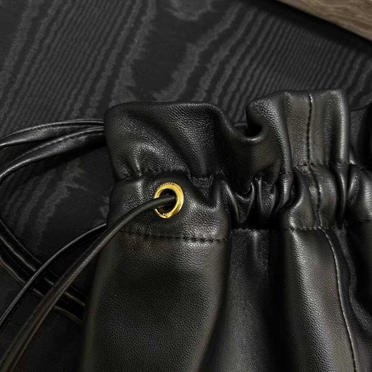 Celine Small Crystal Pouch In Lambskin view 11