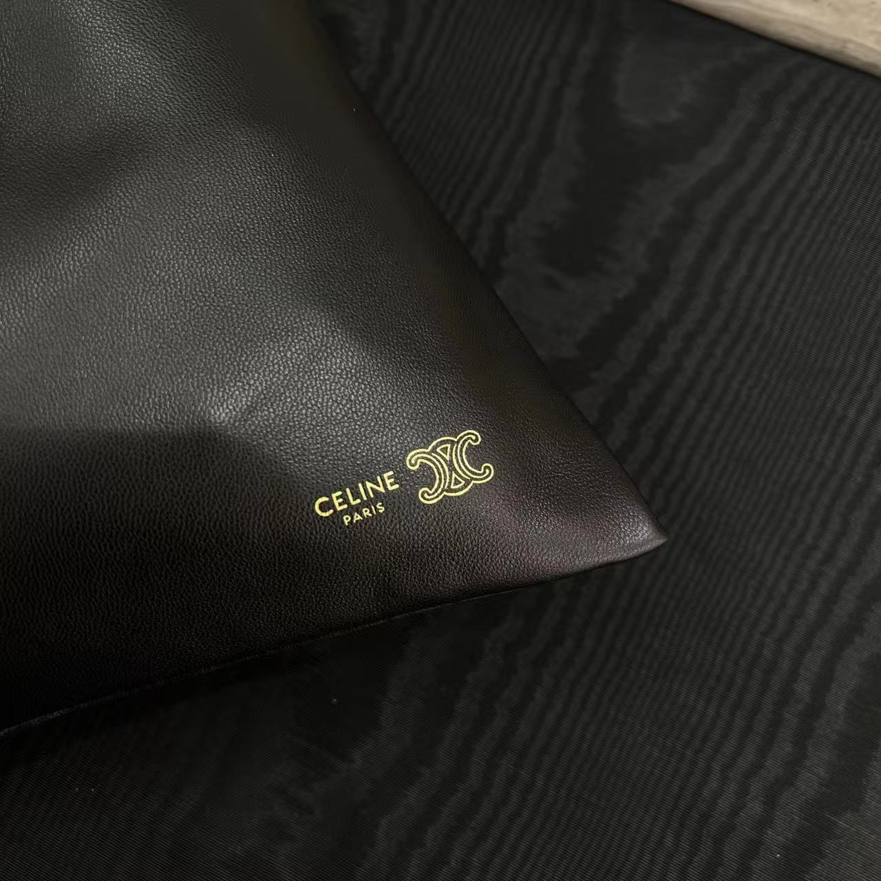 Celine Small Crystal Pouch In Lambskin view 12