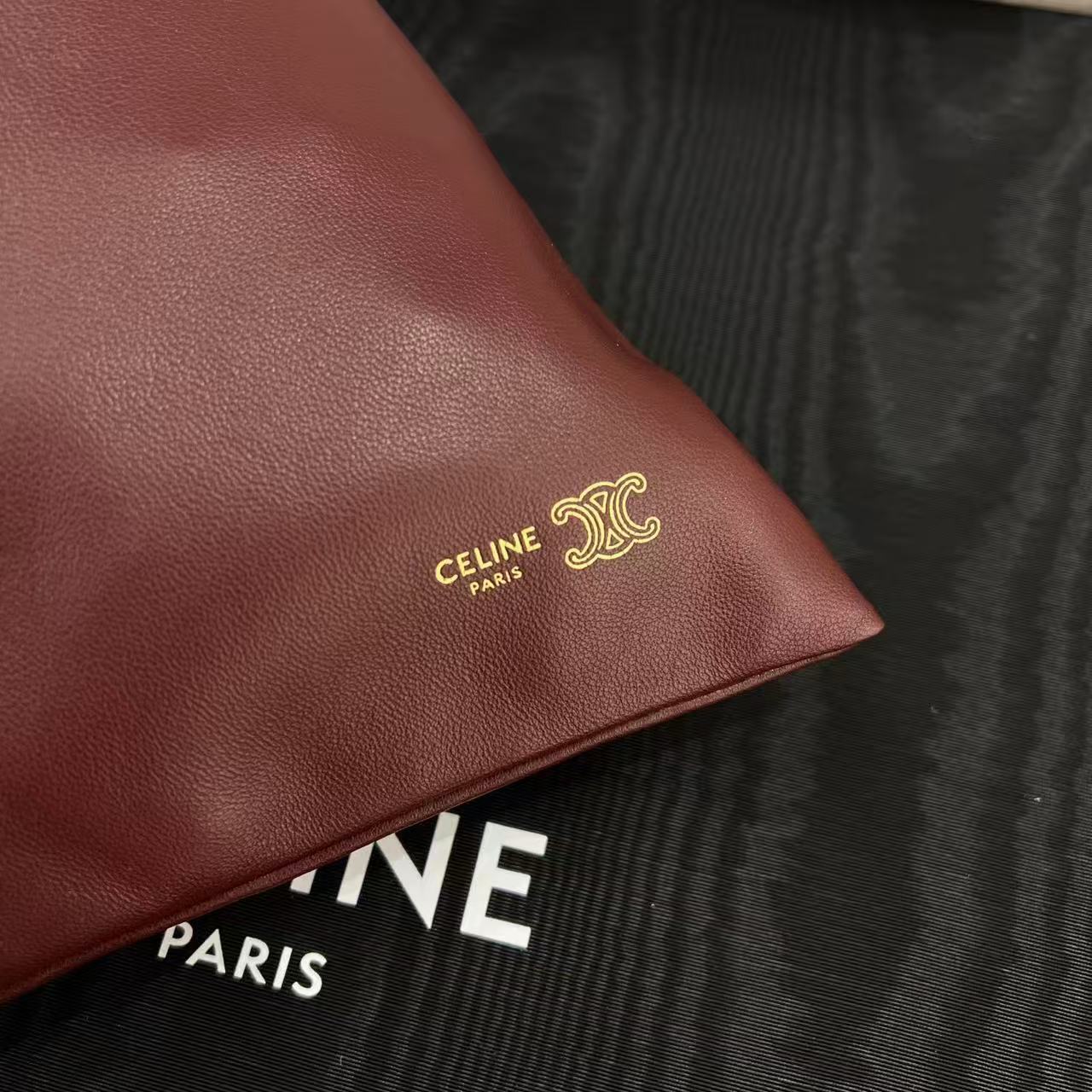 Celine Small Crystal Pouch In Lambskin view 10