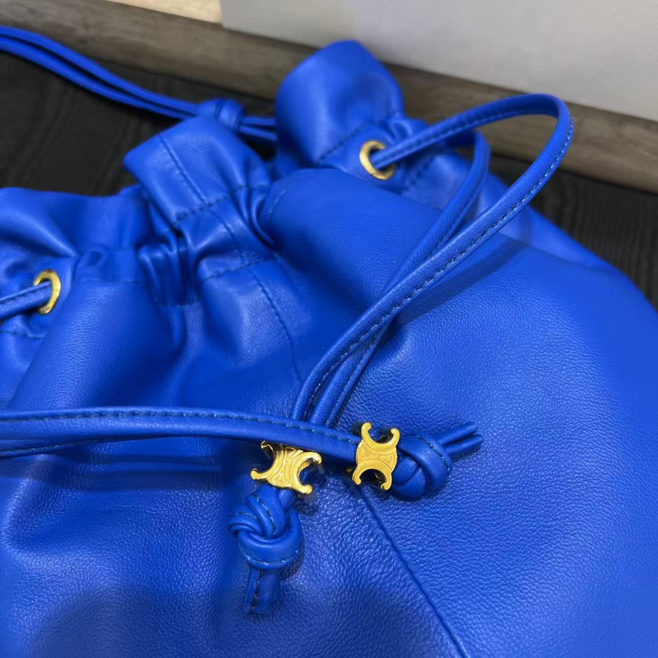 Celine Small Crystal Pouch In Lambskin view 6