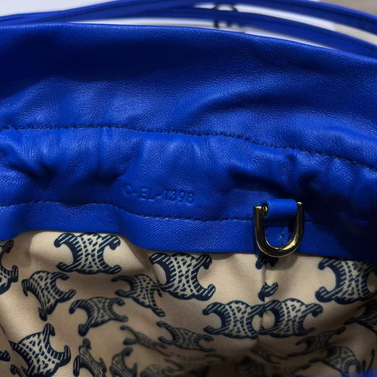 Celine Small Crystal Pouch In Lambskin view 7