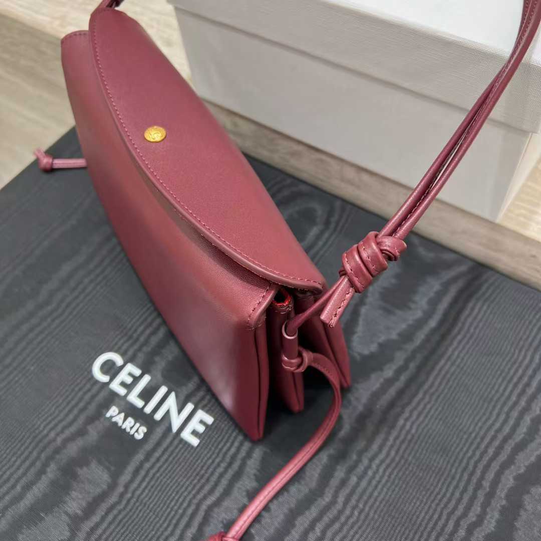 Celine Trio Flap Bag view 7