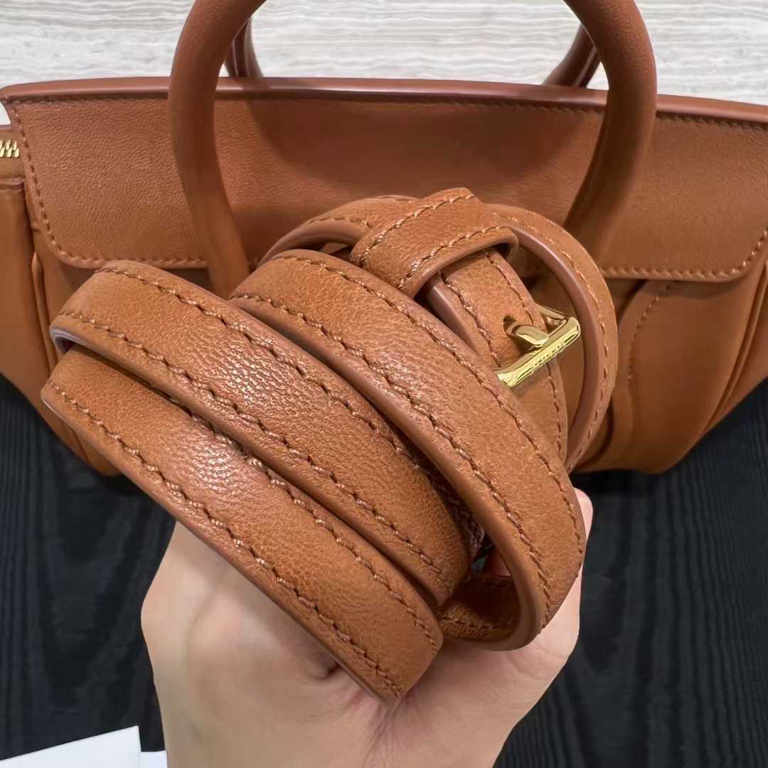 Celine Small New Luggage In Supple Shiny Lambskin view 7