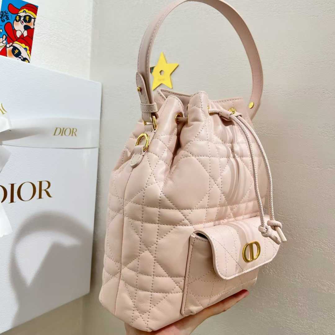 Dior Small Caro Bucket Bag view 4