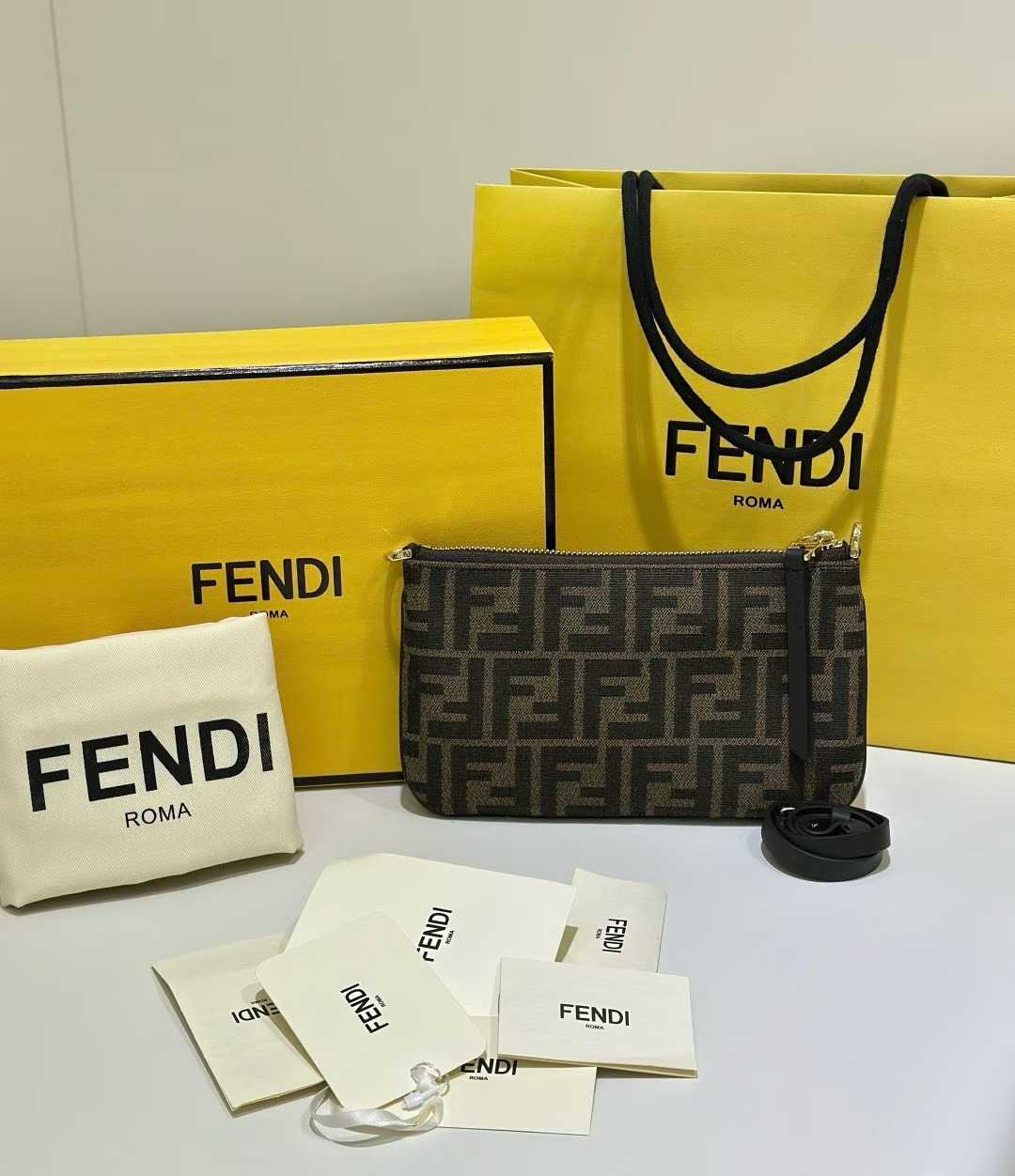 Fendi Flat Baguette Pouch view 1