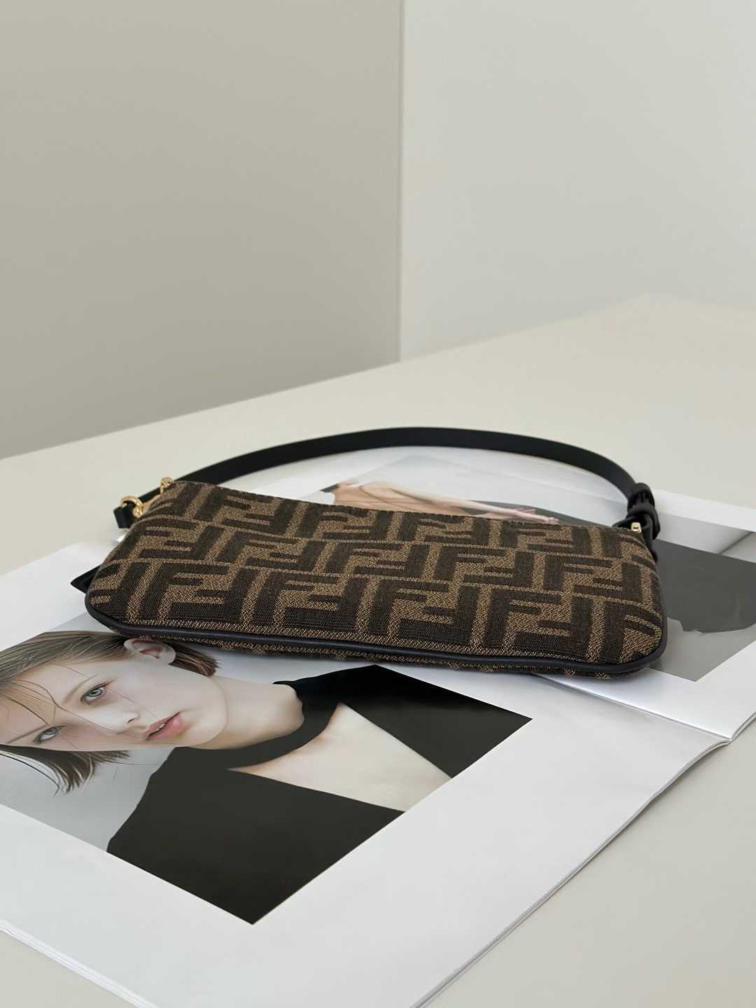 Fendi Flat Baguette Pouch view 2