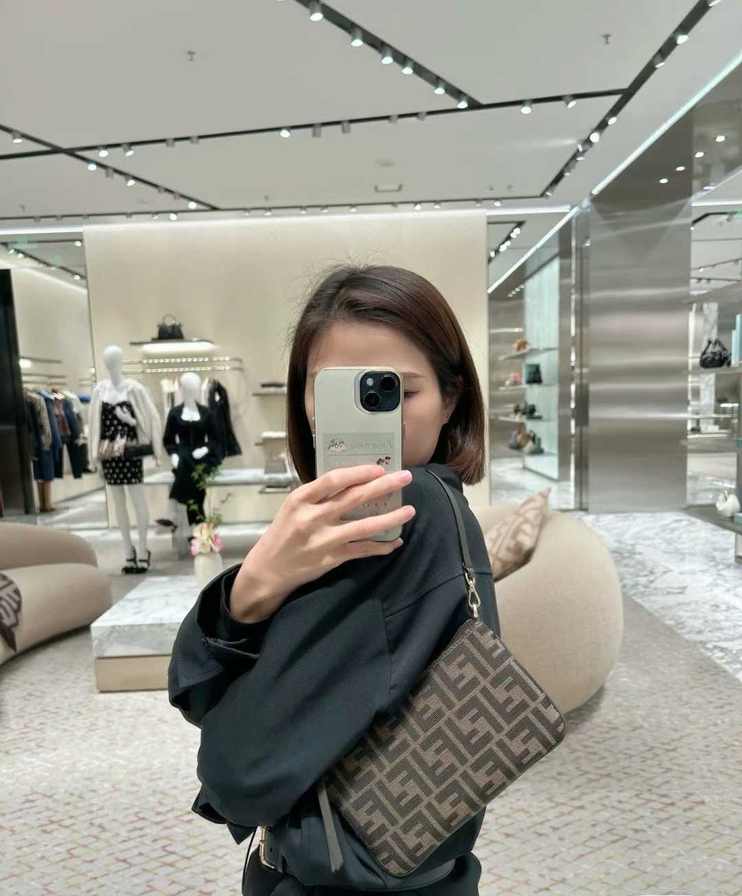 Fendi Flat Baguette Pouch view 9