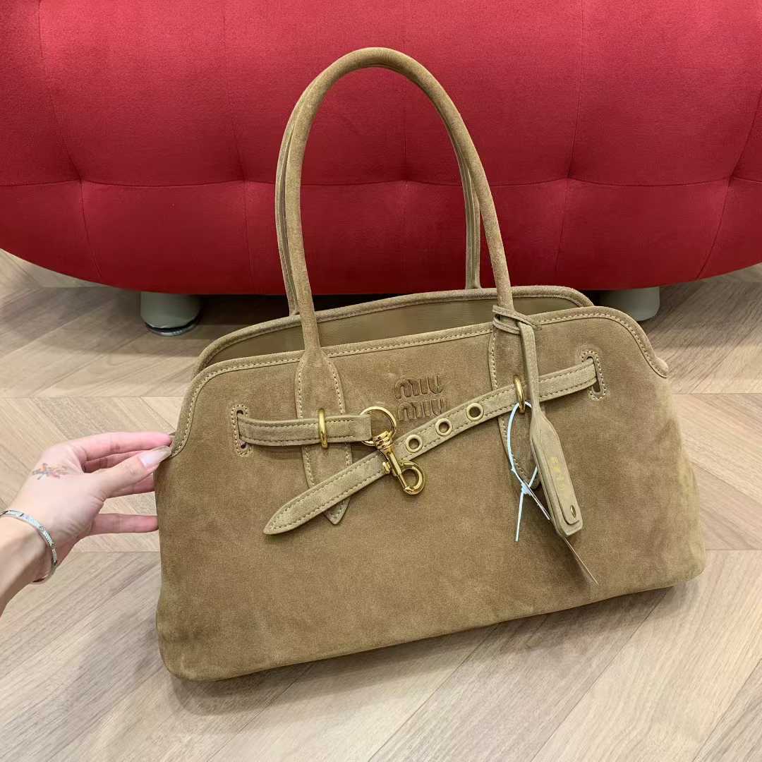 Miu Miu Aventure suede bag view 1
