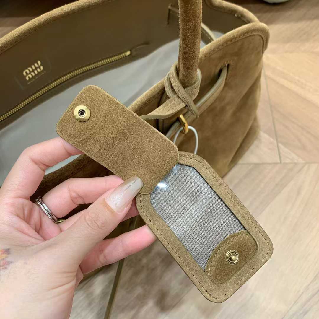 Miu Miu Aventure suede bag view 8