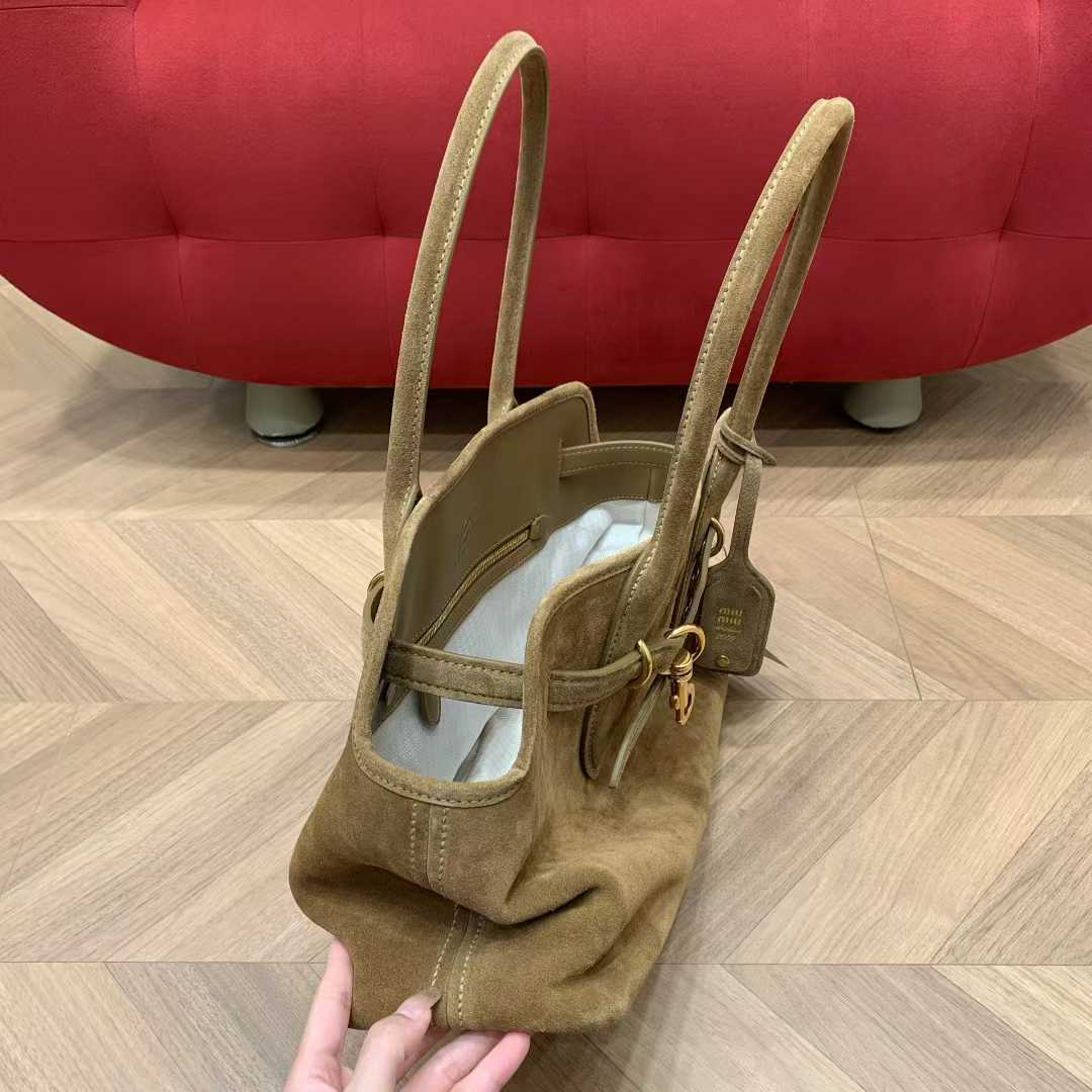 Miu Miu Aventure suede bag view 9