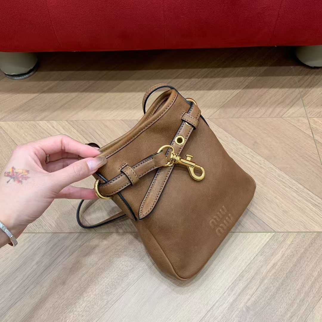Miu Miu Nappa leather pouch view 2