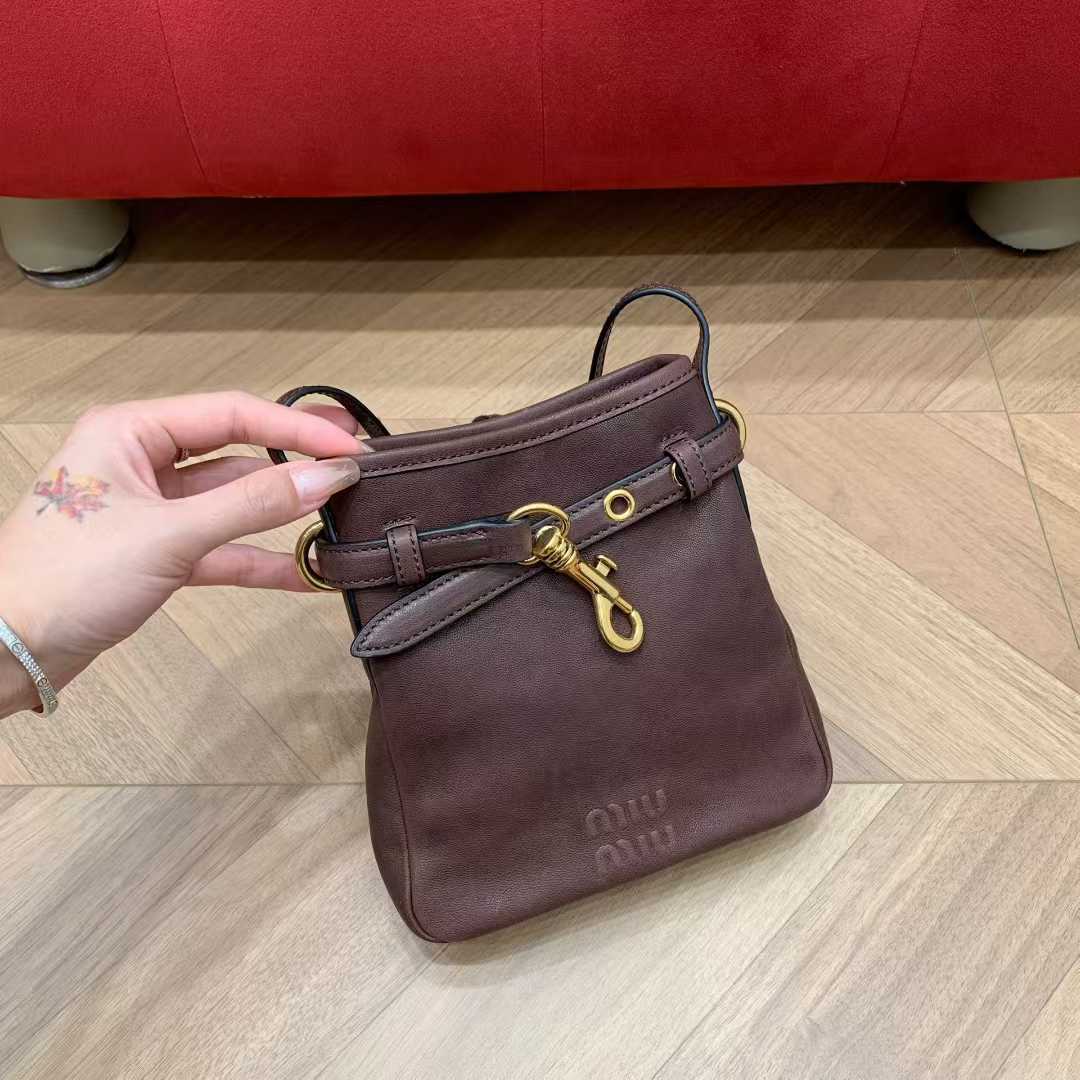 Miu Miu Nappa leather pouch view 1
