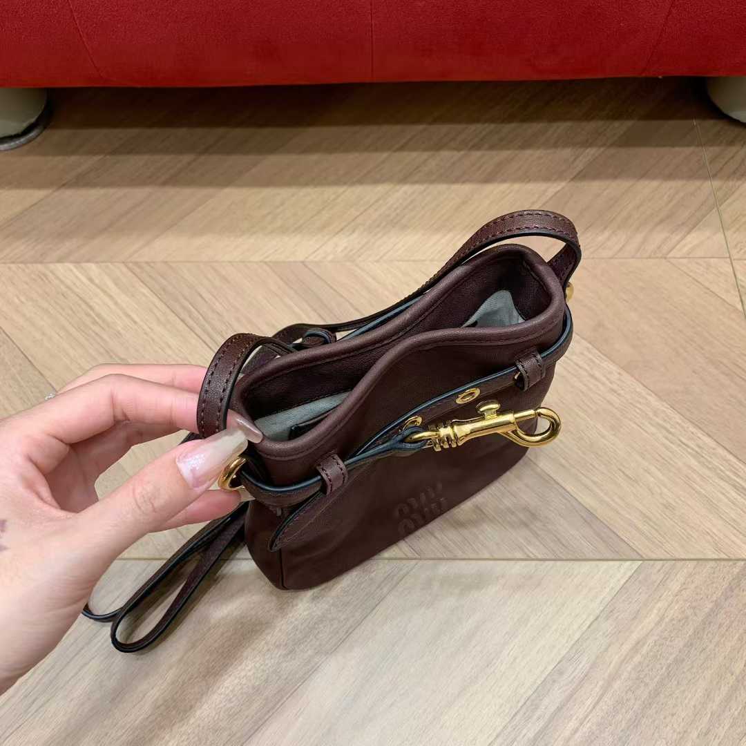 Miu Miu Nappa leather pouch view 7