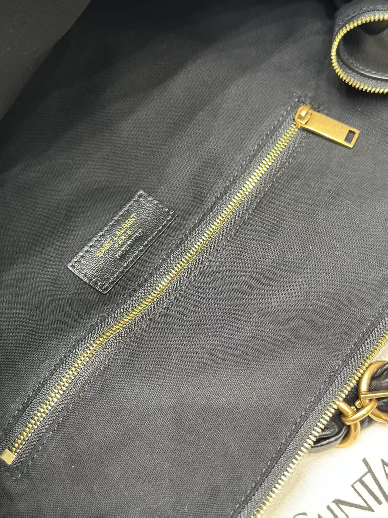 Saint Laurent AMALIA hobo in lambskin view 18