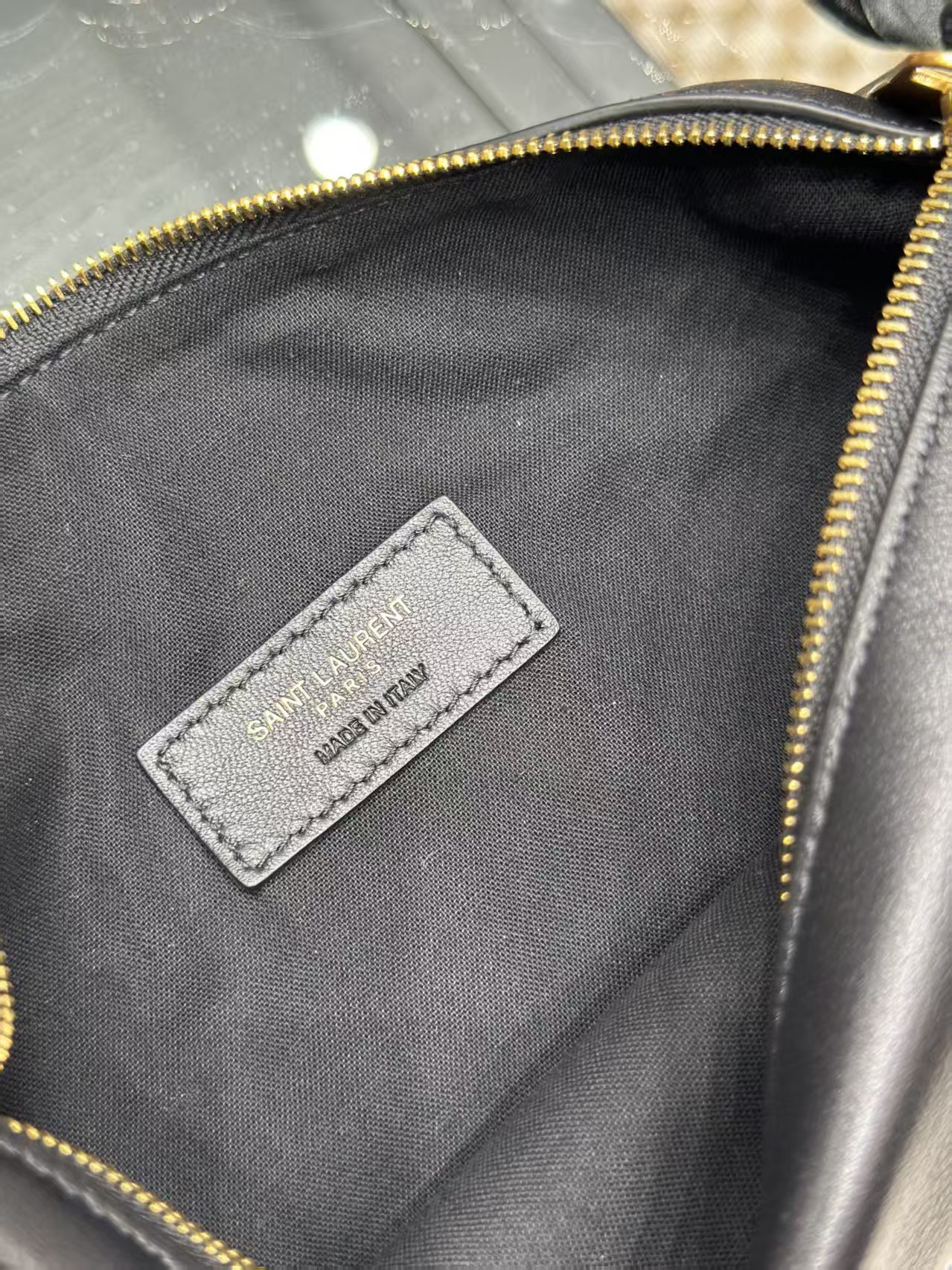 Saint Laurent AMALIA hobo in lambskin view 9