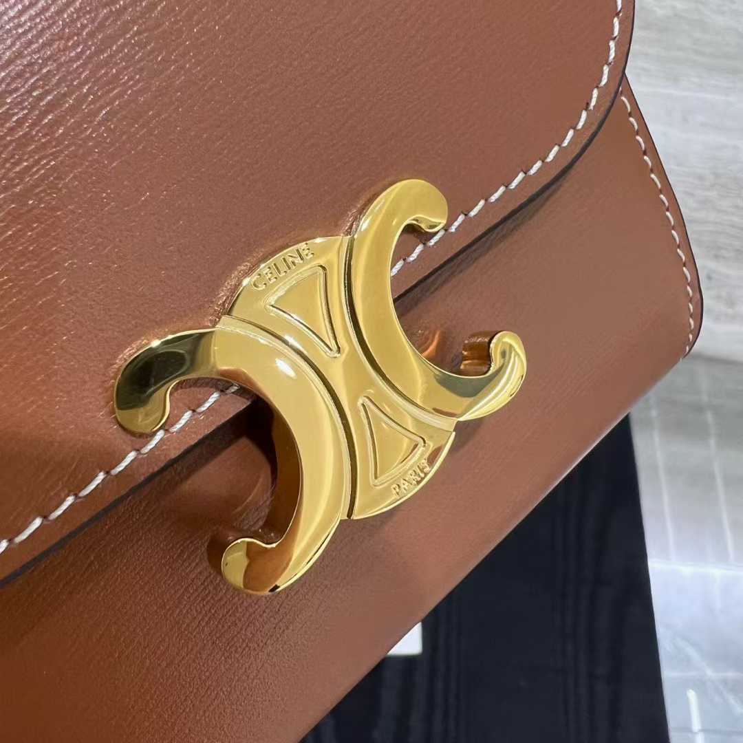 Celine Small Flap Wallet TRIOMPHE IN NUBUCK CALFSKIN view 8