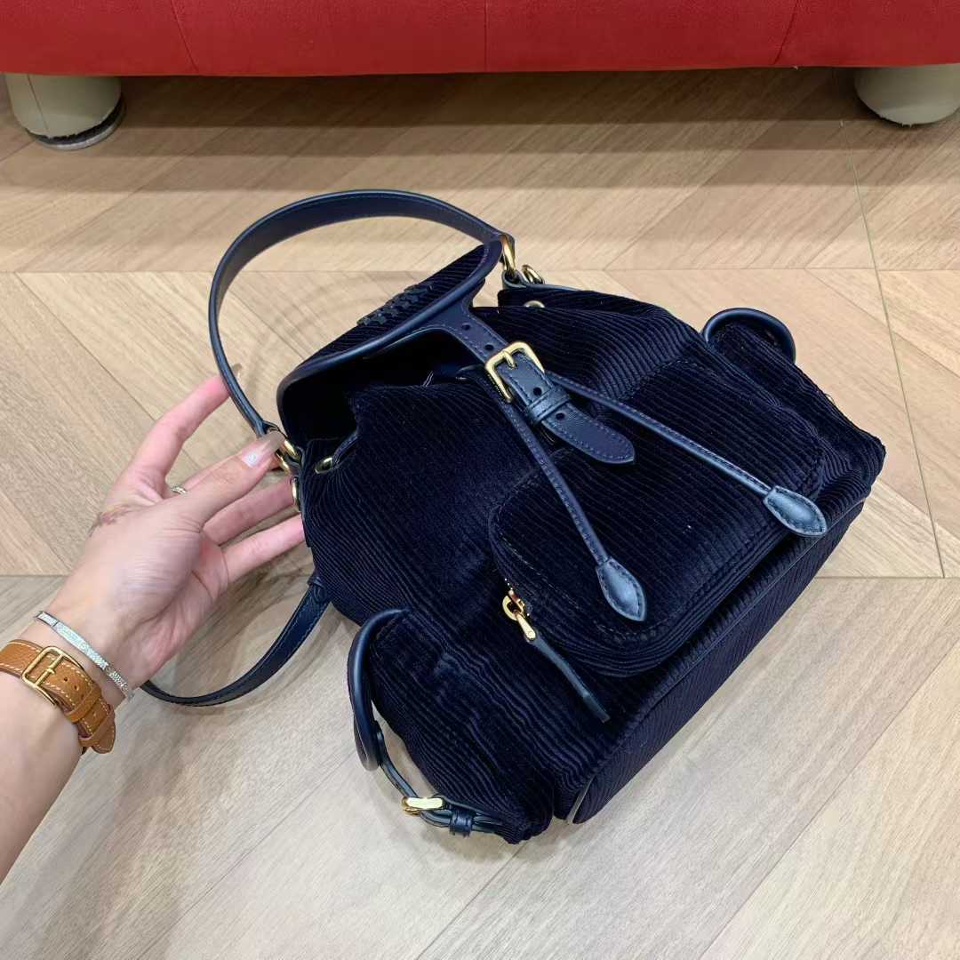 Miu Miu Corduroy backpack view 3