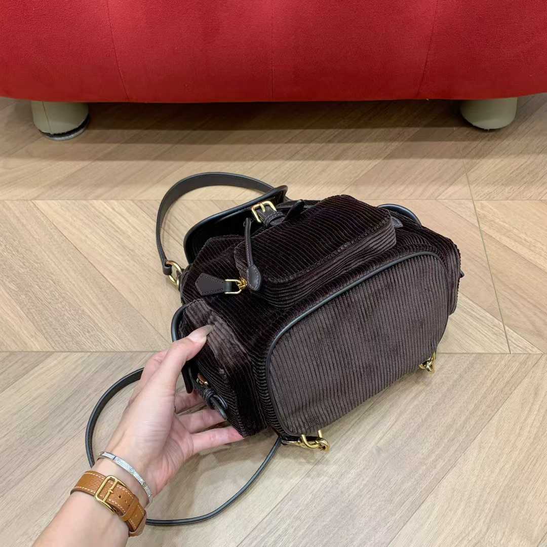 Miu Miu Corduroy backpack view 6