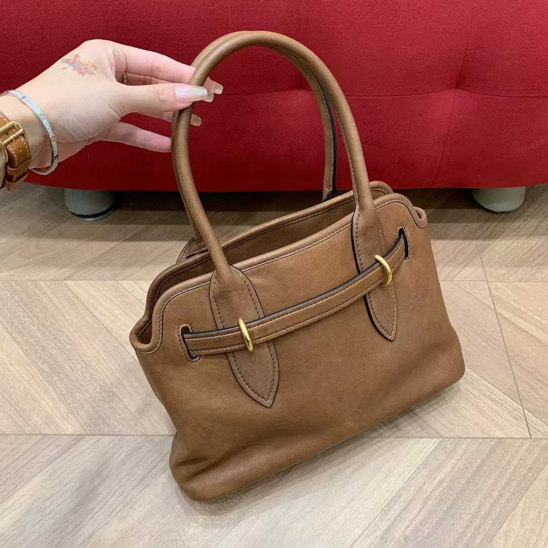 Miu Miu aventure nappa leather bag view 2