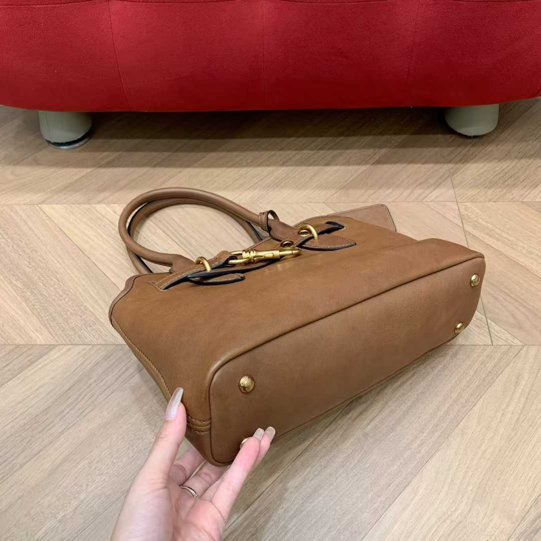 Miu Miu aventure nappa leather bag view 5