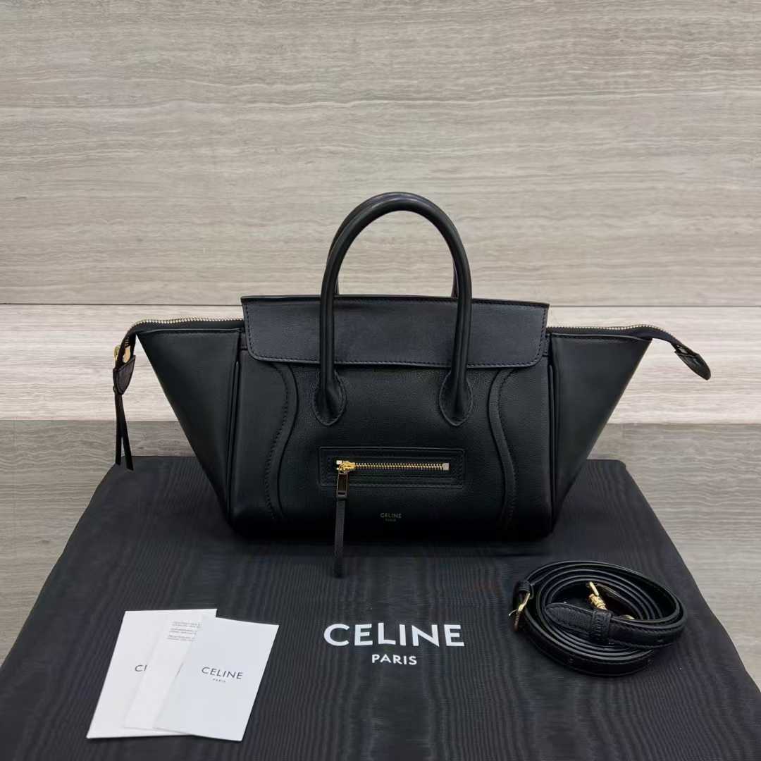 Celine New Luggage In Supple Shiny Lambskin view 1