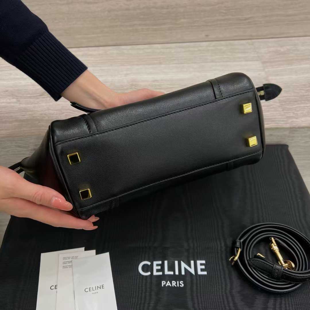 Celine New Luggage In Supple Shiny Lambskin view 3