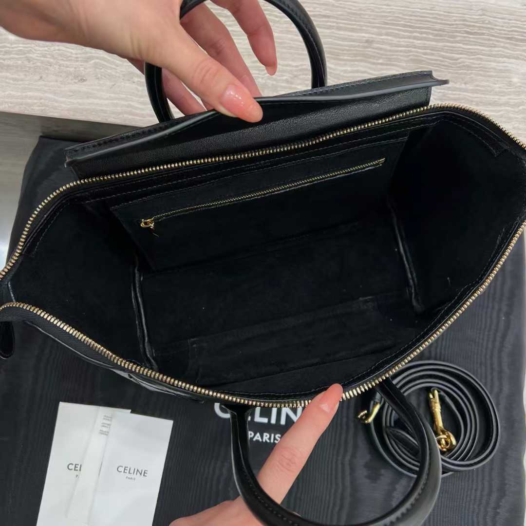 Celine New Luggage In Supple Shiny Lambskin view 4