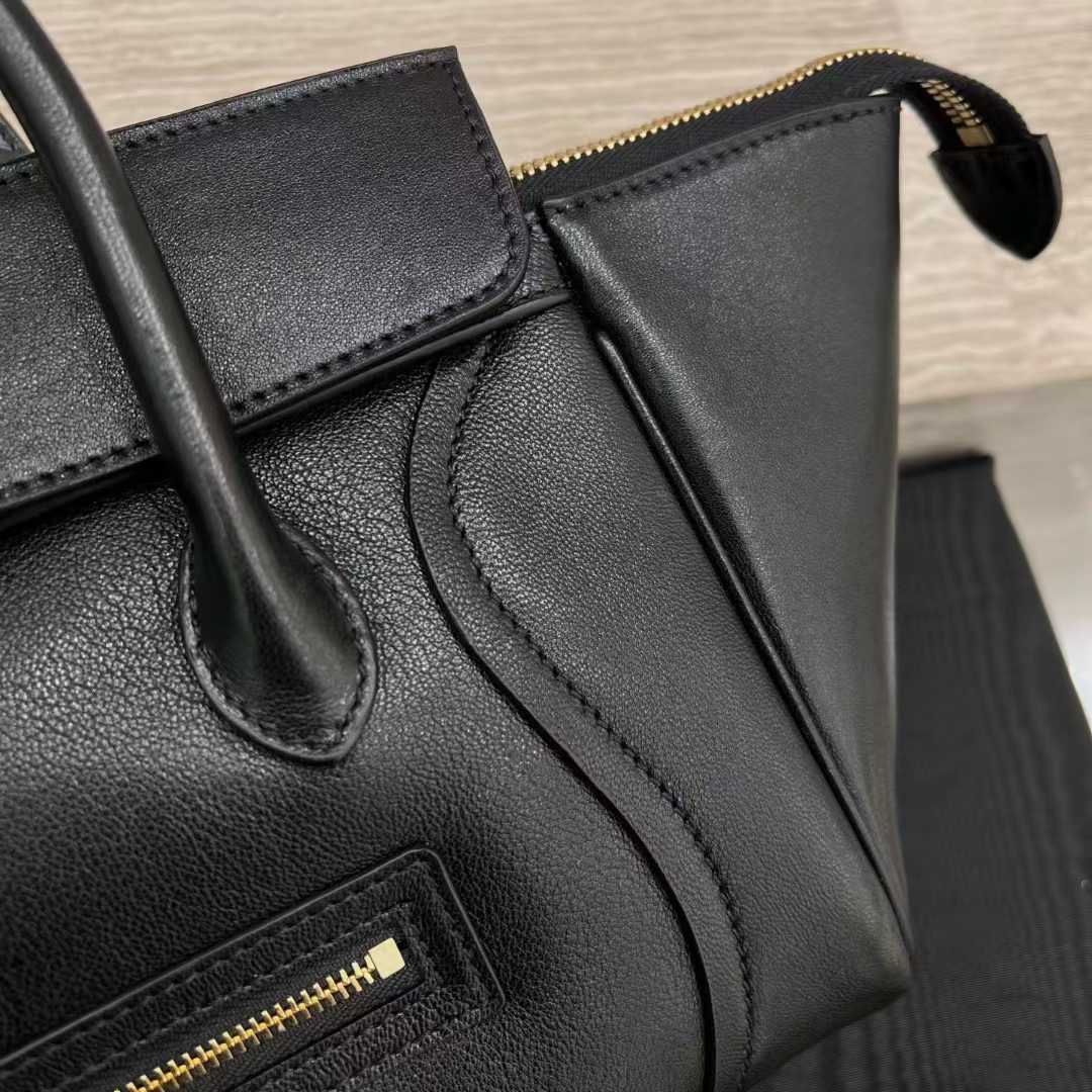 Celine New Luggage In Supple Shiny Lambskin view 7