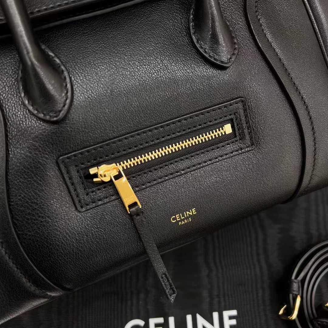 Celine New Luggage In Supple Shiny Lambskin view 8