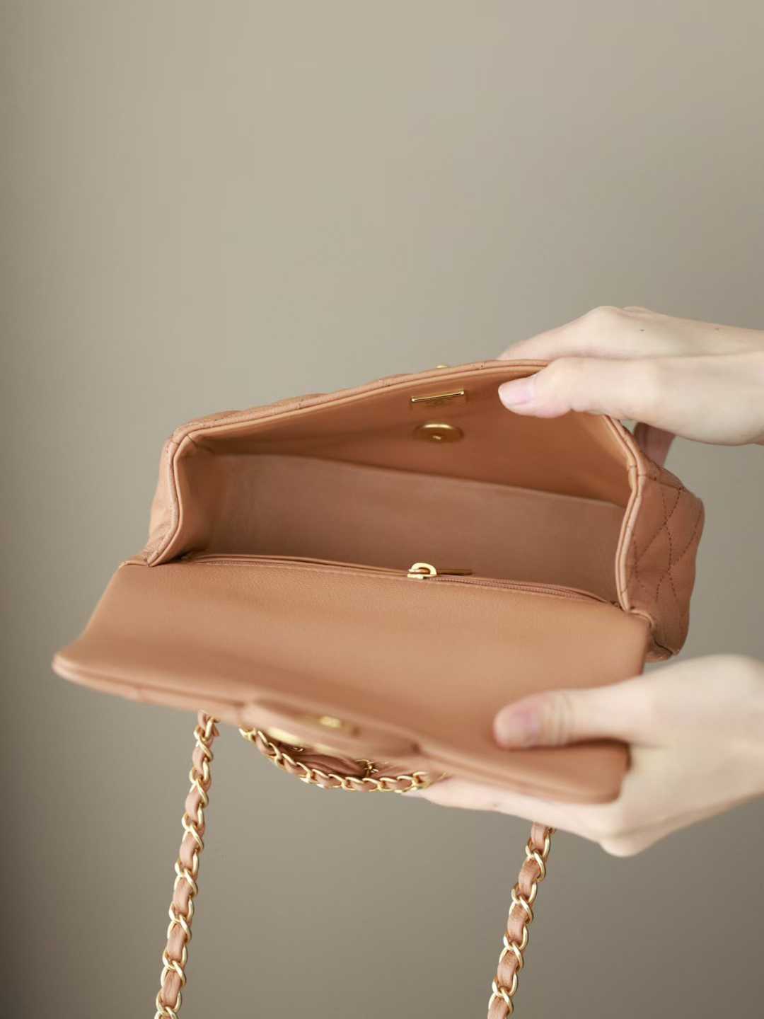 Chanel Small Flap Bag with Top Handle view 3