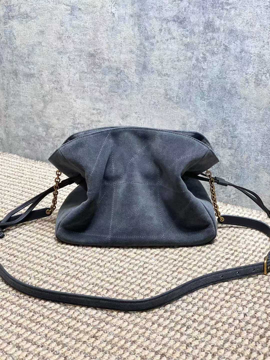 Saint Laurent JAMIE shoulder pouch in lambskin view 10