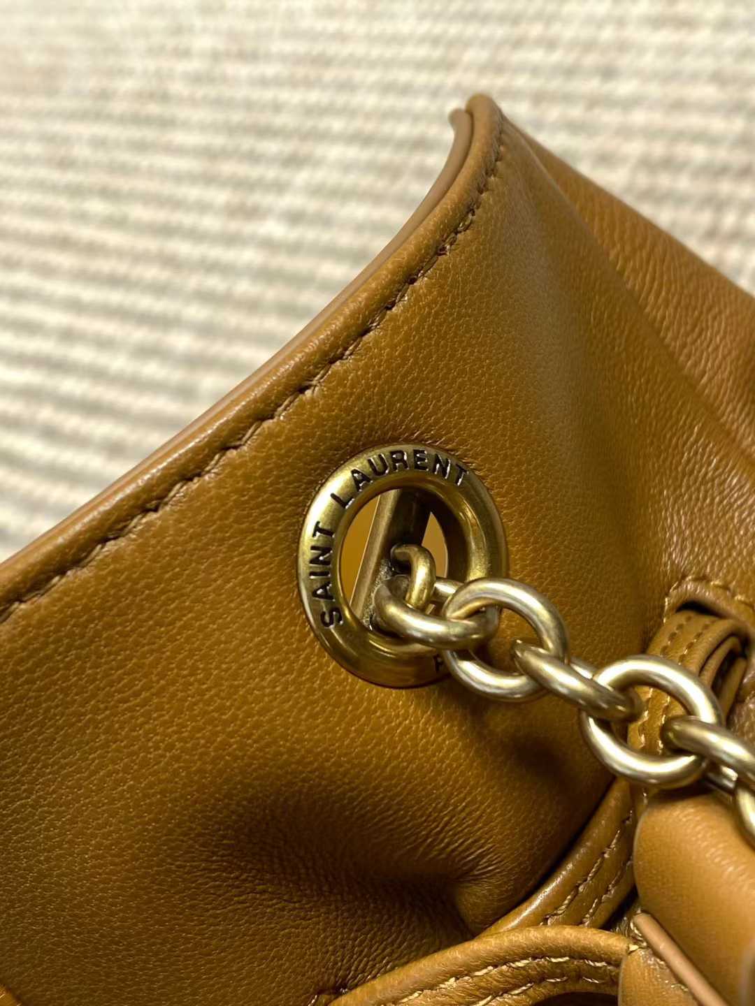 Saint Laurent JAMIE shoulder pouch in lambskin view 22